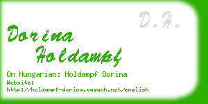 dorina holdampf business card